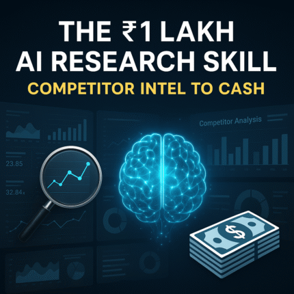 The ₹1 Lakh AI Research Skill: Competitor Intel to Cash